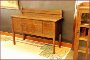 L.& J.G. Stickley Strap-Hinge Buffet Sideboard